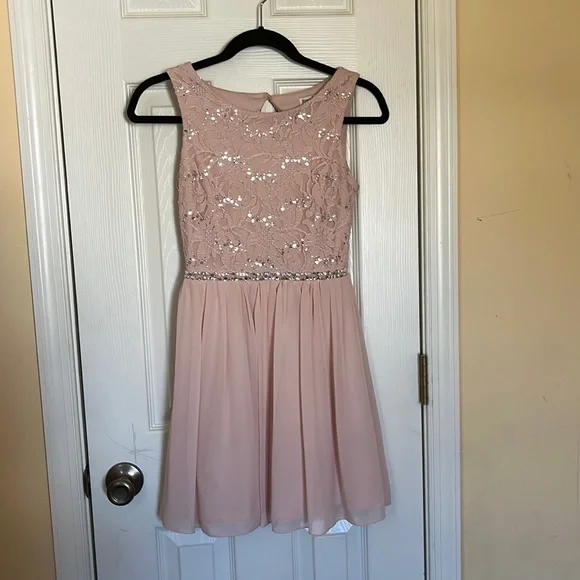 Xtraordinary | Dresses | Soft Pink Mini Semiformal Junior Prom Homecoming  Dress | Poshmark